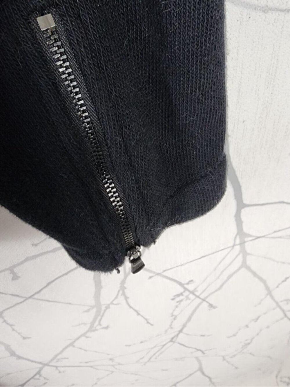 John Varvatos USA Cotton Zipper Button Up Mandarin Collar Jacket - Picture 5 of 7